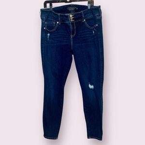 Torrid Premium 3 Button Jeggings Blue Size 16 R
